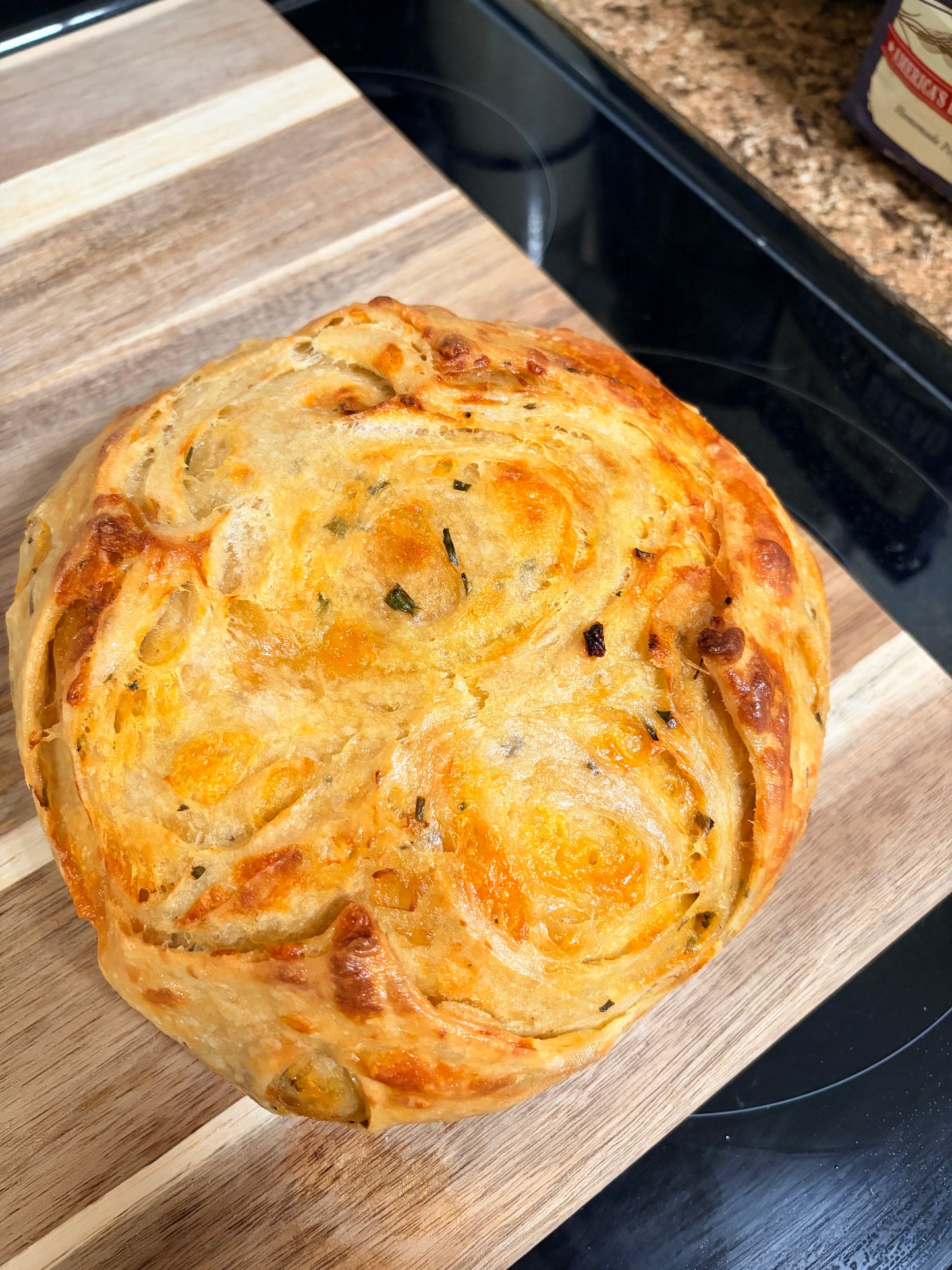 Cheesy Sour Cream + Onion Loaf