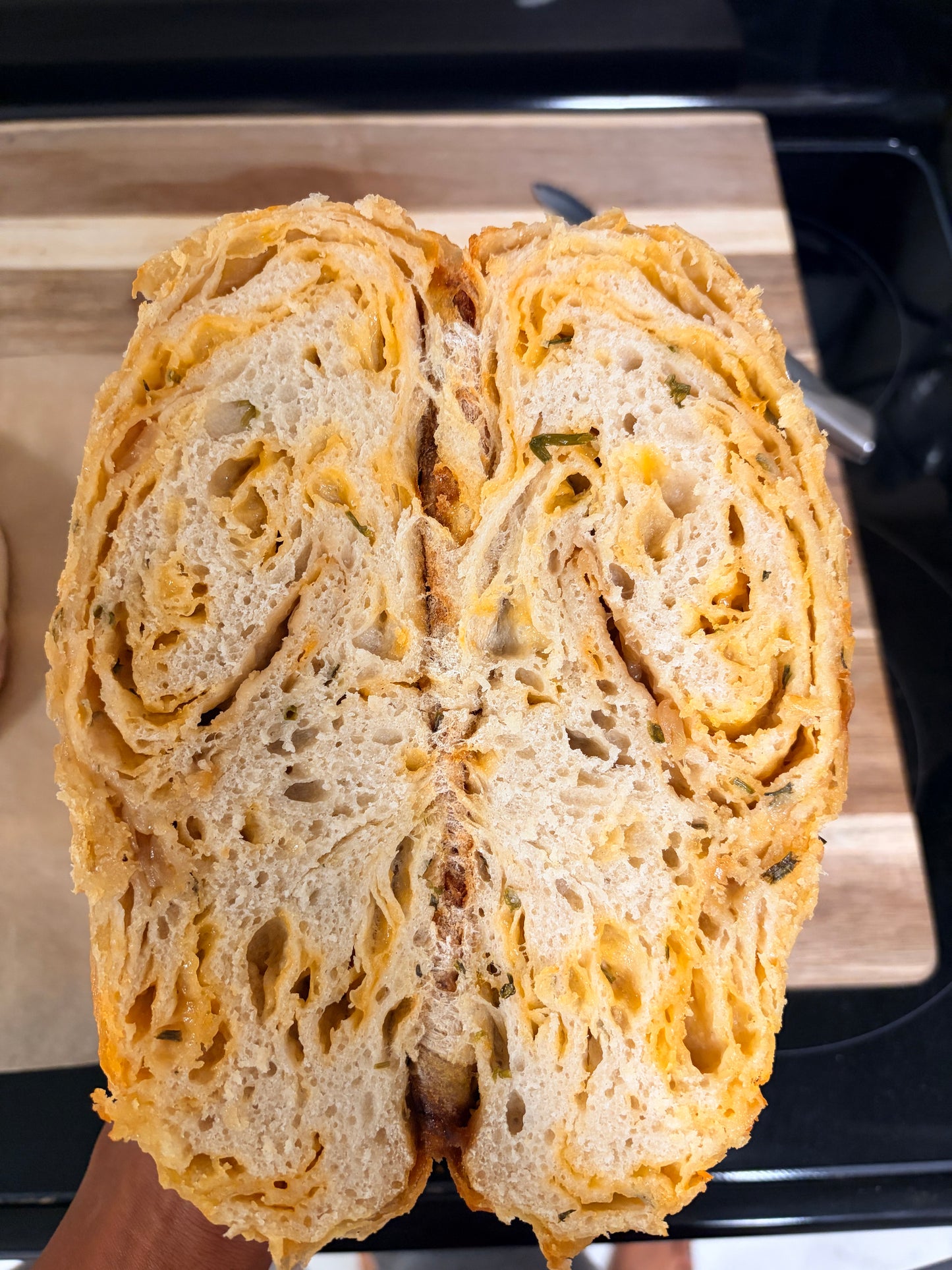 Cheesy Sour Cream + Onion Loaf