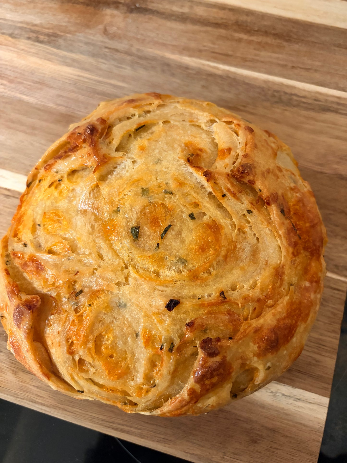 Cheesy Sour Cream + Onion Loaf